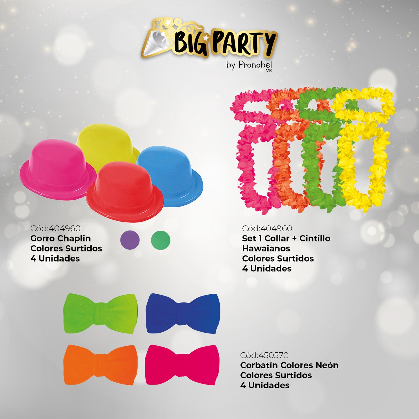 Pack Carnaval 16 Piezas | Big Party