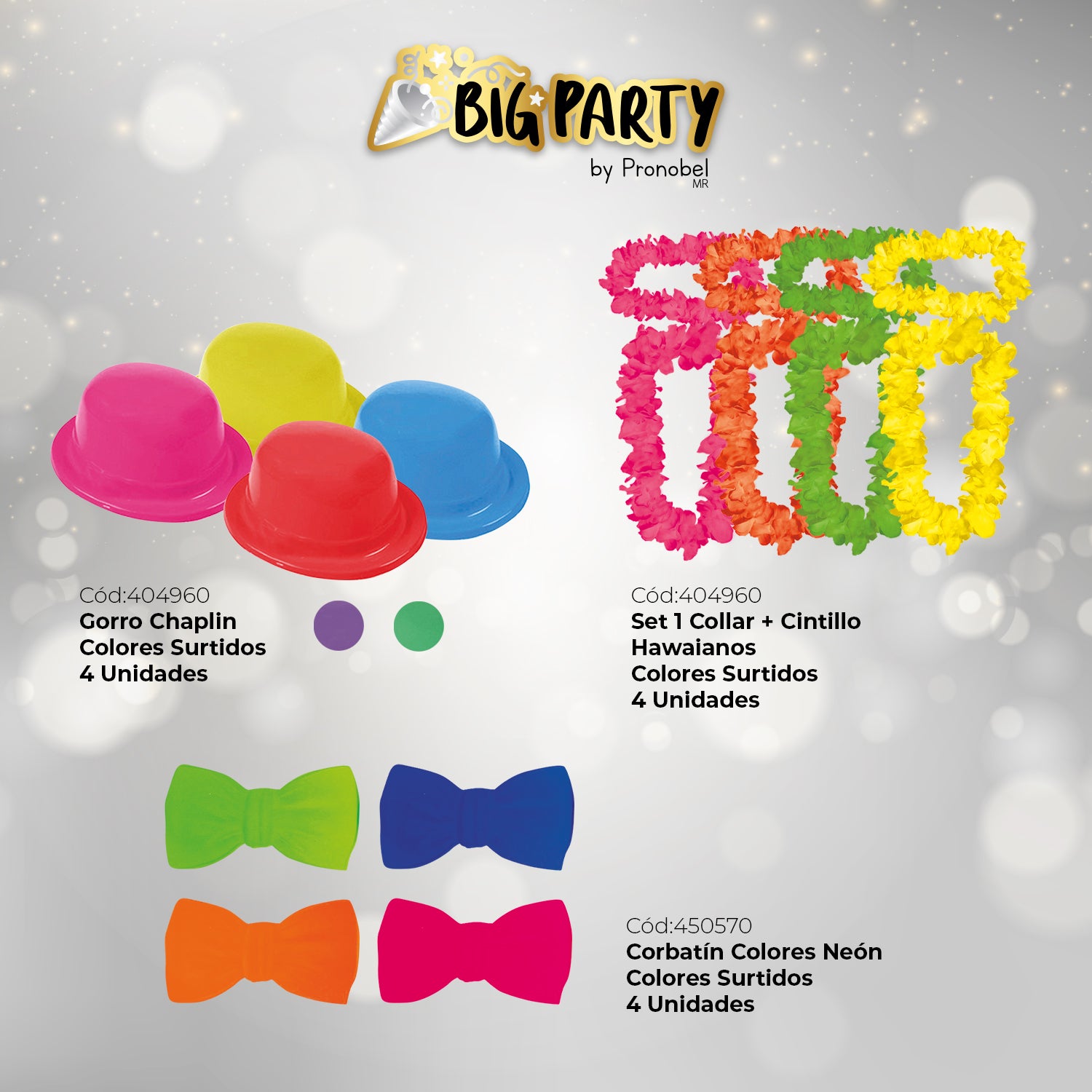 Pack Carnaval 16 Piezas | Big Party