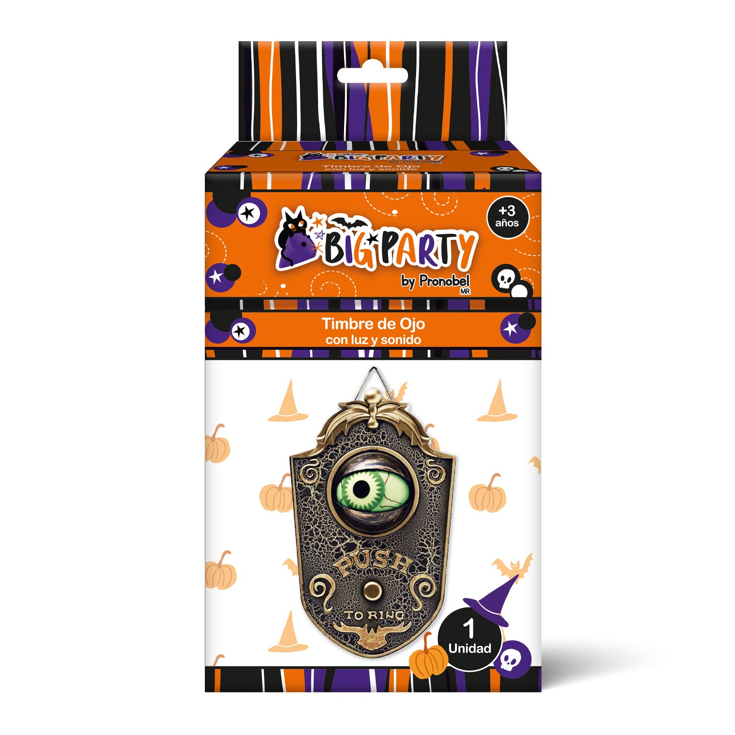 Timbre Ojo Halloween: 18x11x7,5 cm | Big Party