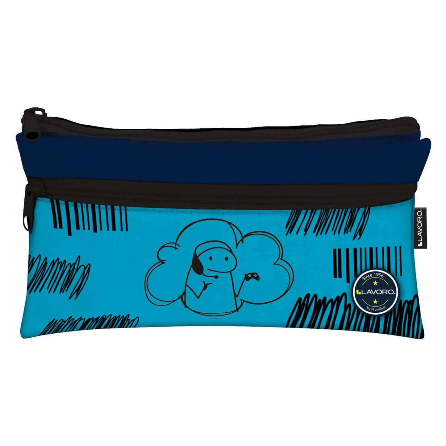 Estuche Doble Flat Niño 4 Diseños | Lavoro