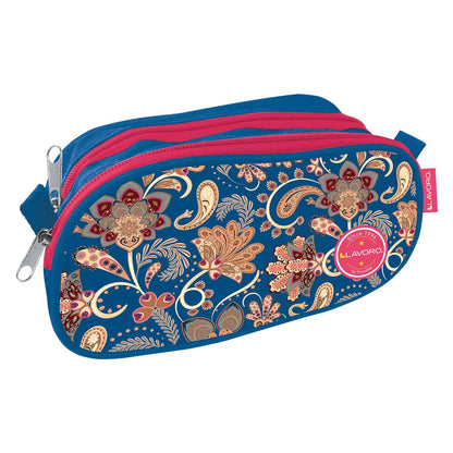 Estuche Cosmetiquero Doble Cierre Mujer | Lavoro