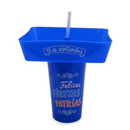 Vaso Snack Azul 900 ml | Big Party