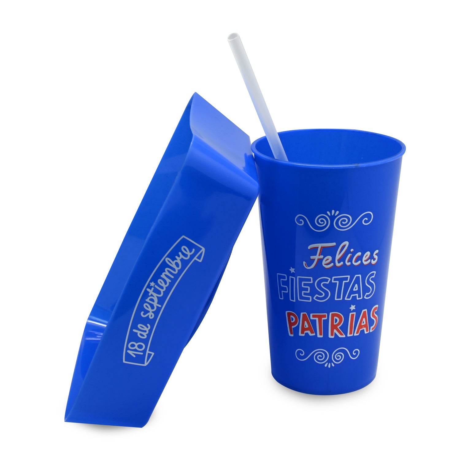 Vaso Snack Azul 900 ml | Big Party