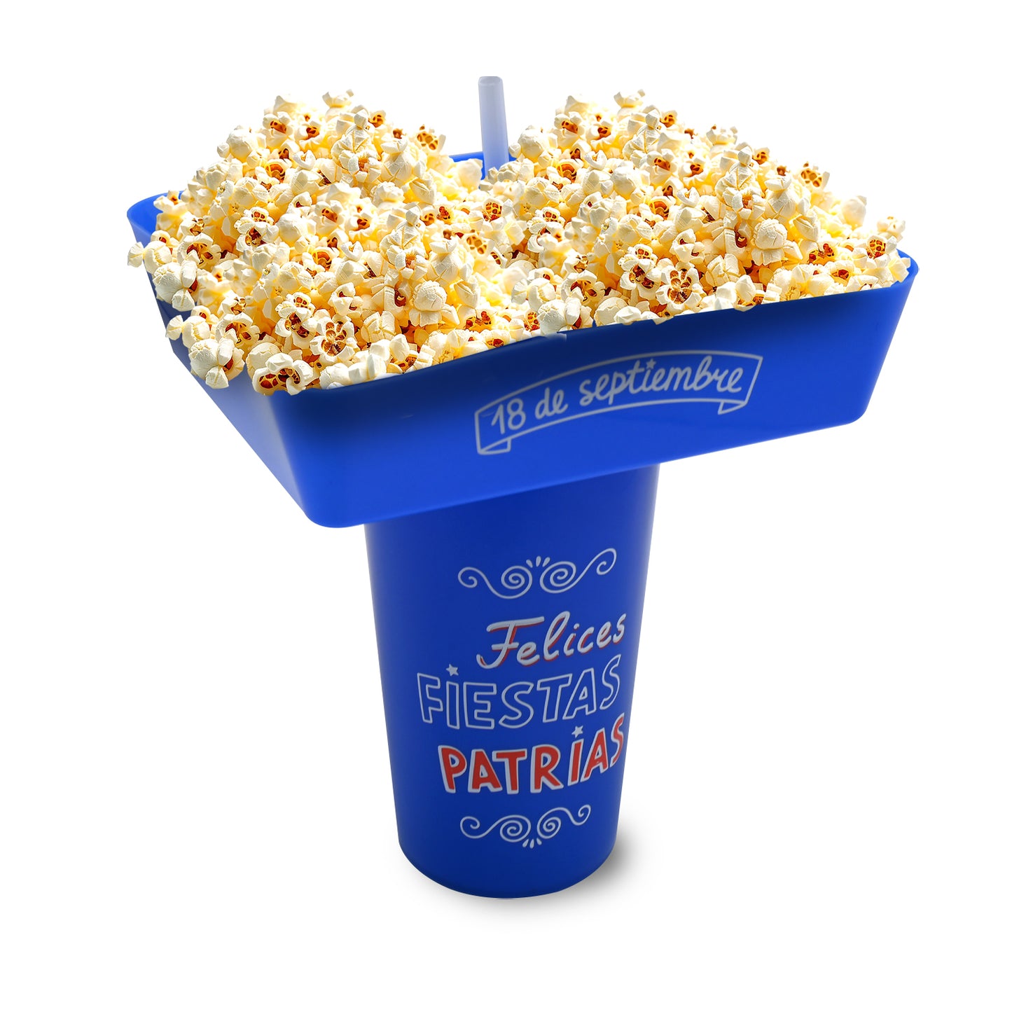 Vaso Snack Azul 900 ml | Big Party