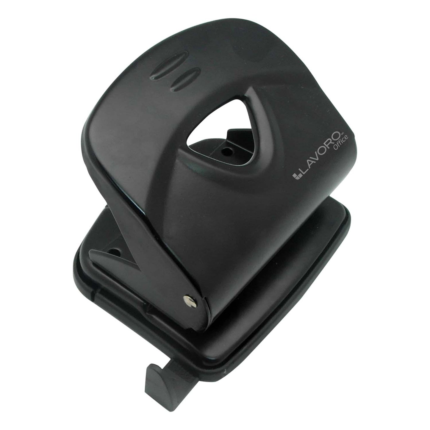 Perforadora Grande Metal 30 Hojas Negro | Lavoro