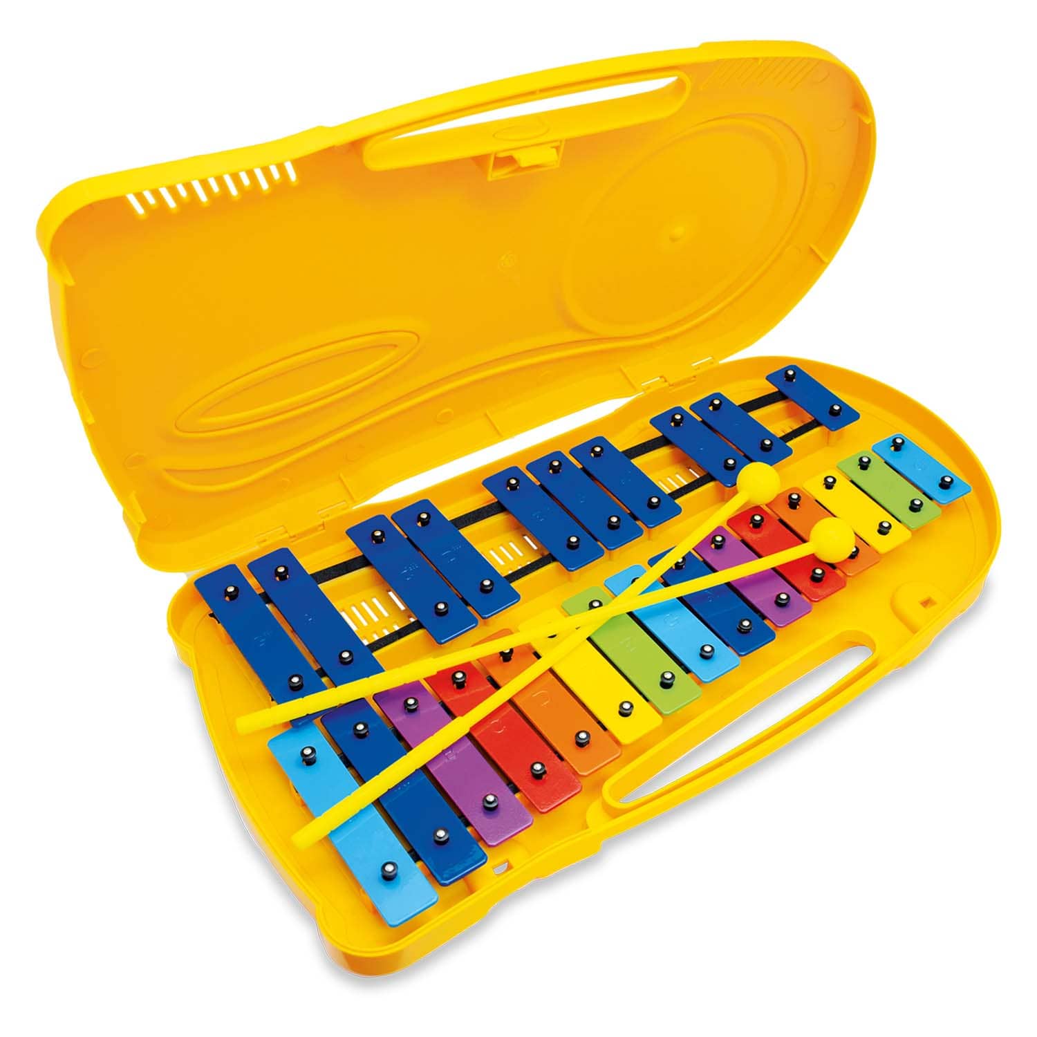 Metalófono Colores 25 Notas Maletín Amarillo | Art & Craft