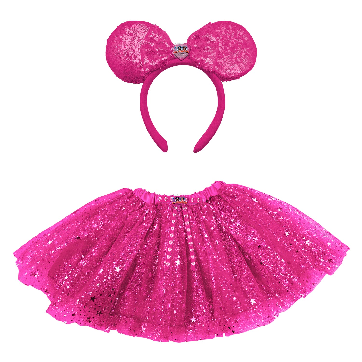 Accesorios Tutu Rosado con Oreja | Disney 100 Años