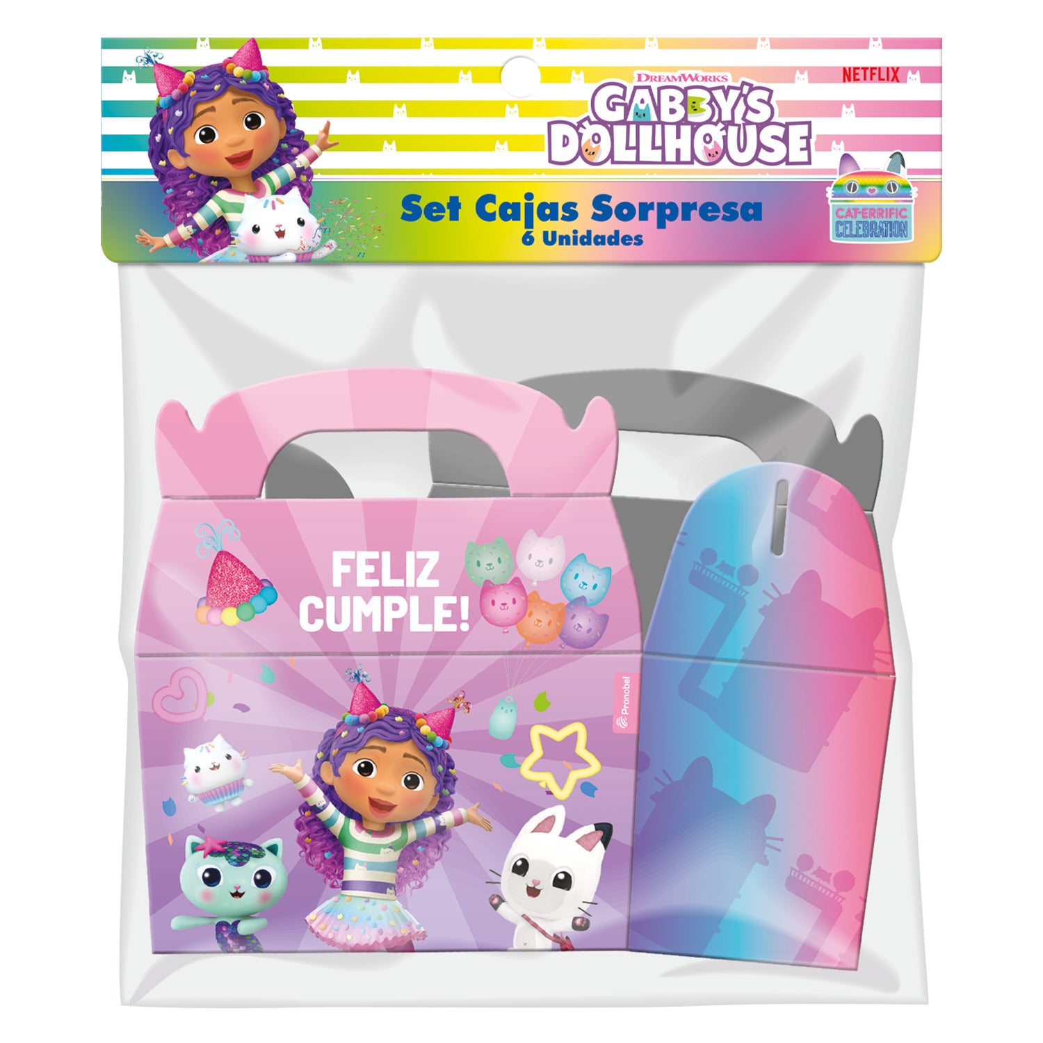 Set 6 Cajas Sorpresa | La Casa de Gabby – Pronobel Chile