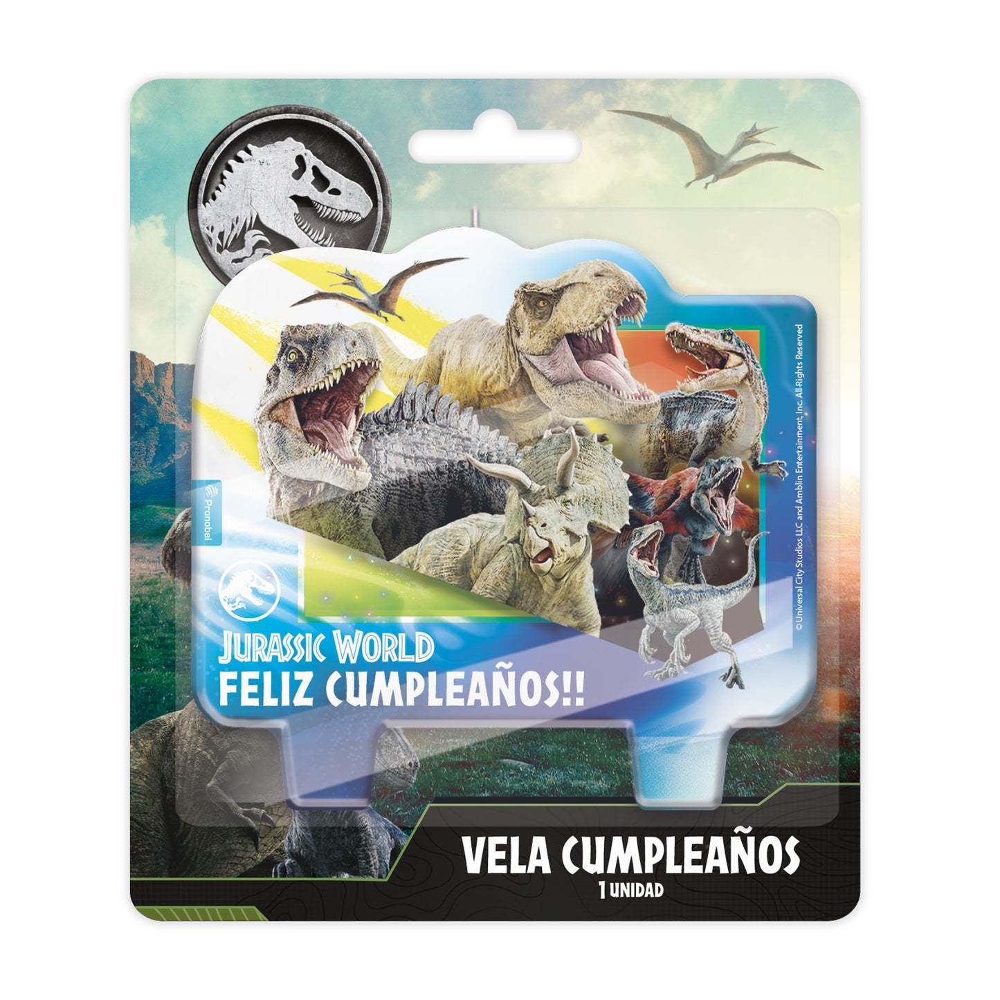Vela 7x9x1 cm | Jurassic World