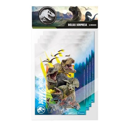 Set 6 Bolsas Para Sorpresas | Jurassic World