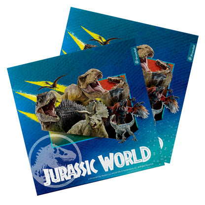 Set 6 Servilletas 33x33 cm | Jurassic World