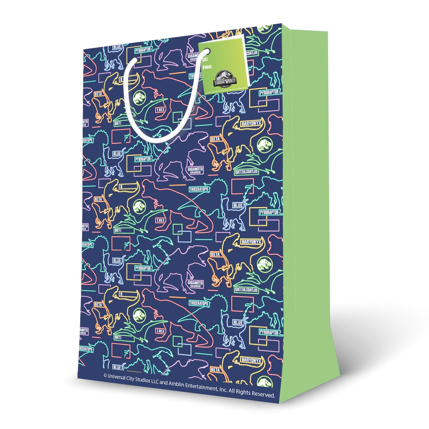 Bolsa Regalo Mediana 23x18x10 | Jurassic World