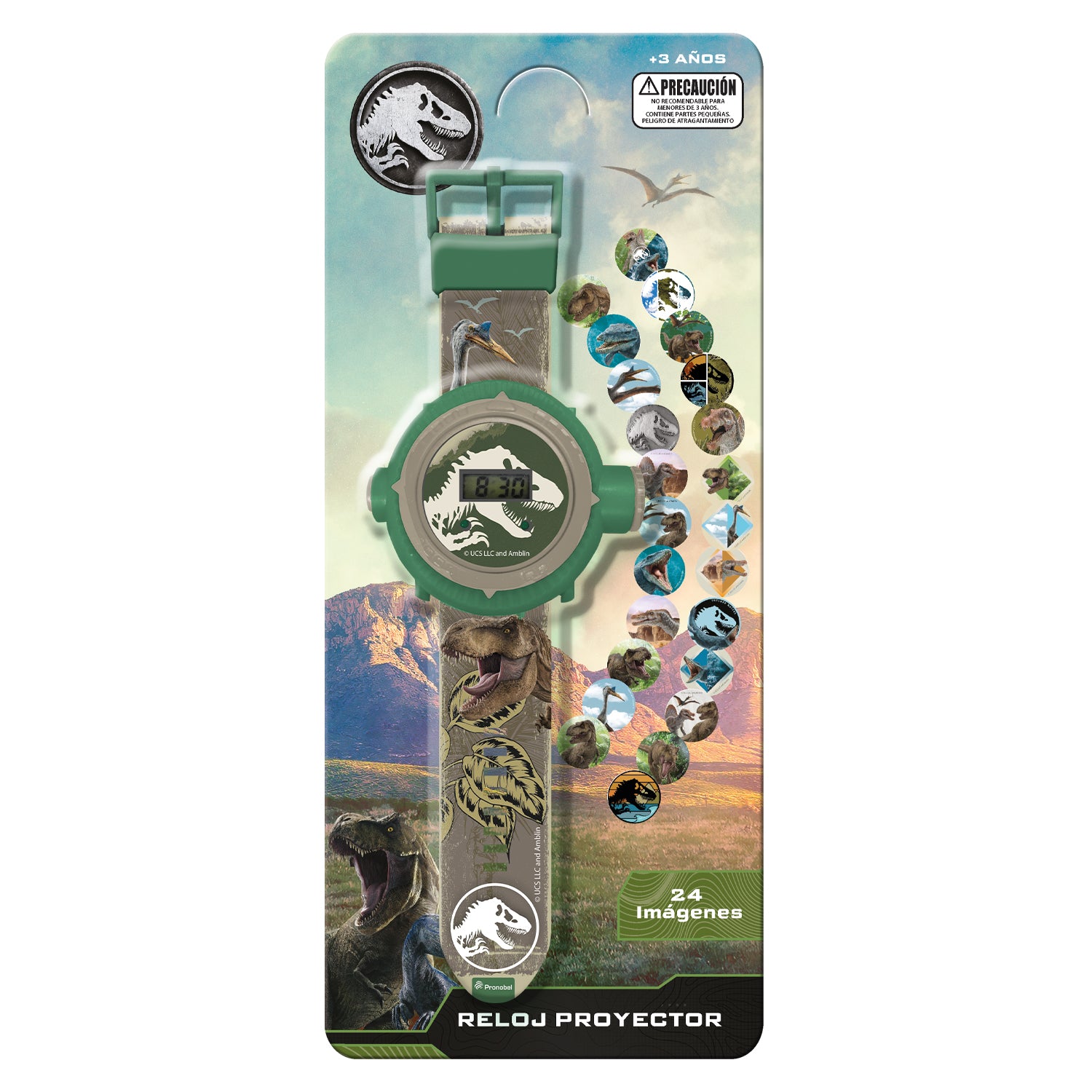 Reloj Proyector 24 Imágenes | Jurassic World