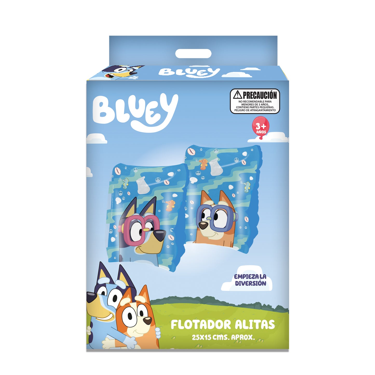Flotador Alitas 25x15 cm | Bluey