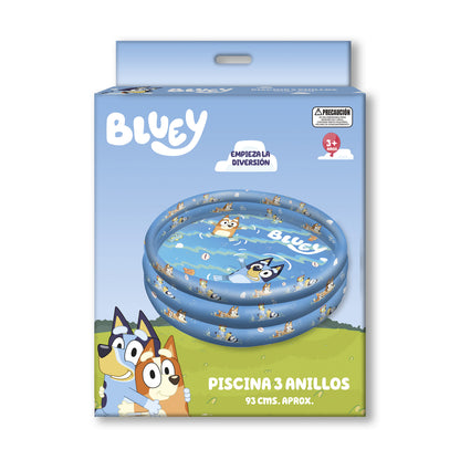 Piscina 3 Anillos 93 cm | Bluey