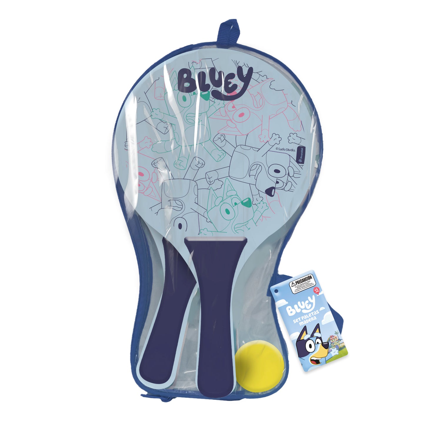 Set Paletas De Madera con Bolso | Bluey