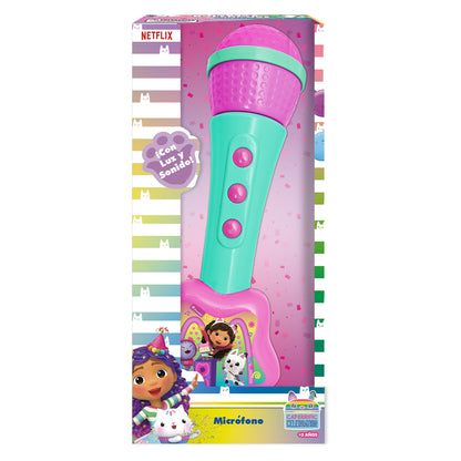 Micrófono Con Luz y Sonido | La Casa de Gabby