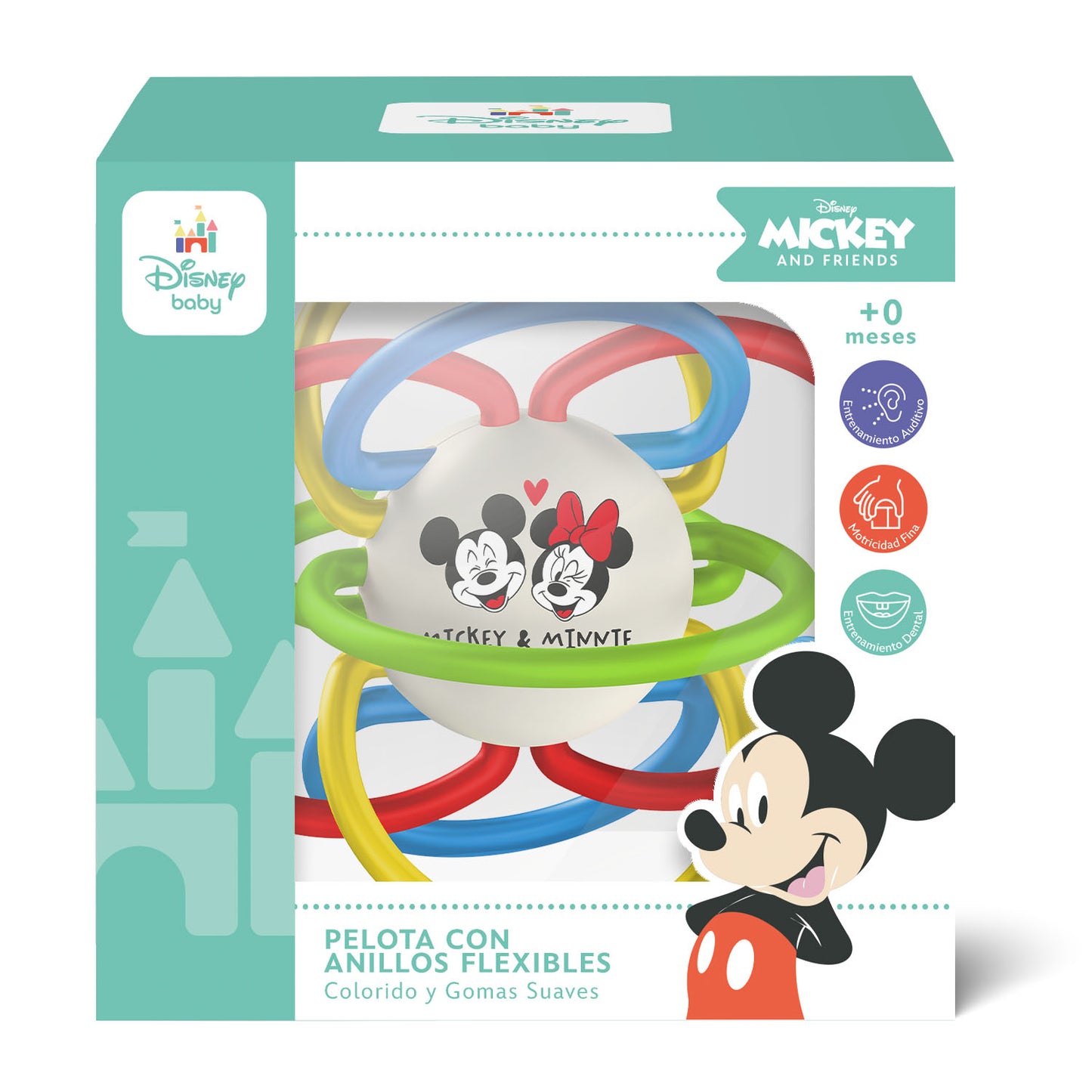 Pelota Con Anillos Flexibles | Disney Baby