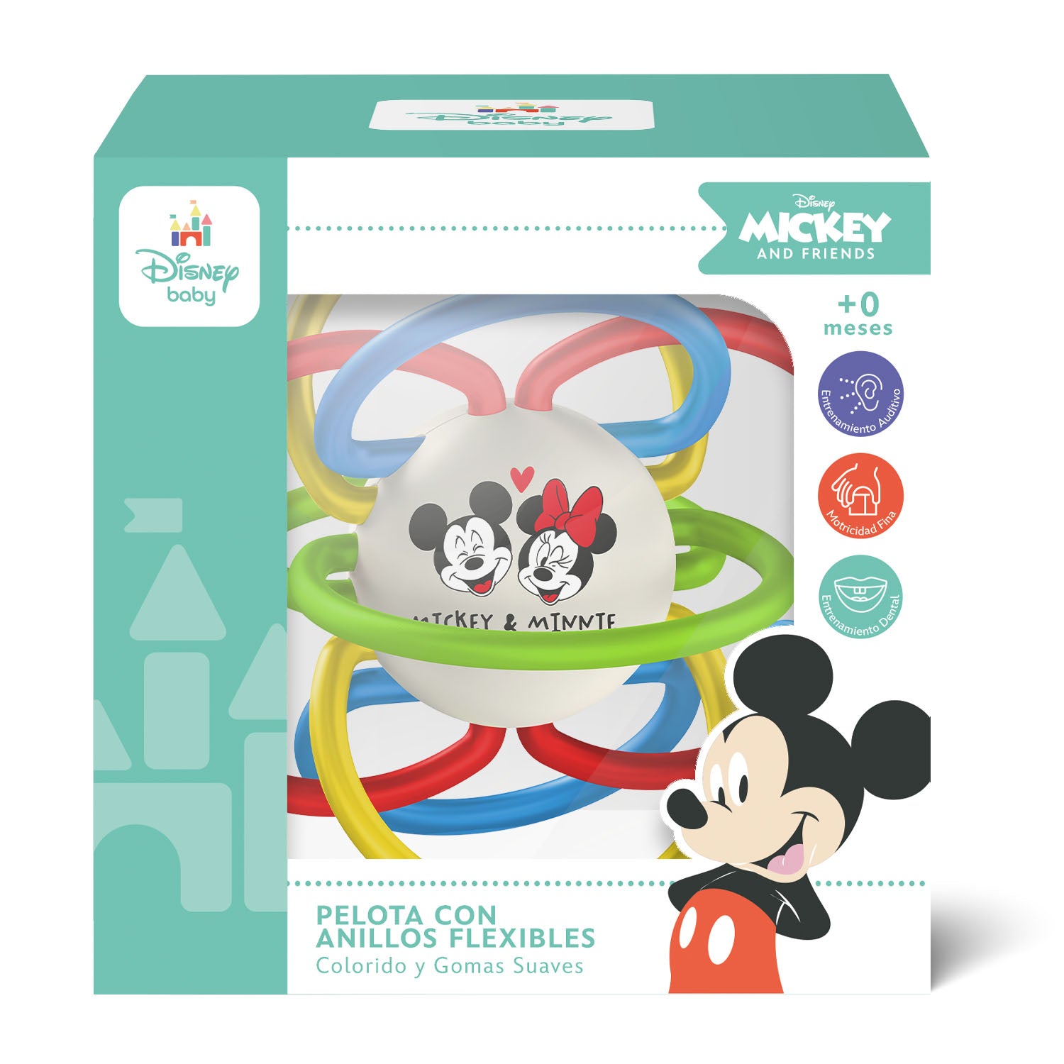 Pelota Con Anillos Flexibles | Disney Baby