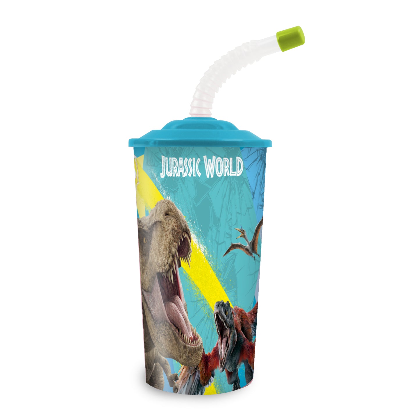 Vaso Con Bombilla 350 ml | Jurassic World