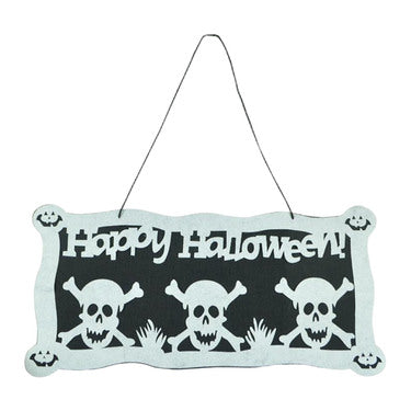 Letrero Calavera 48x22 cm Halloween | Big Party