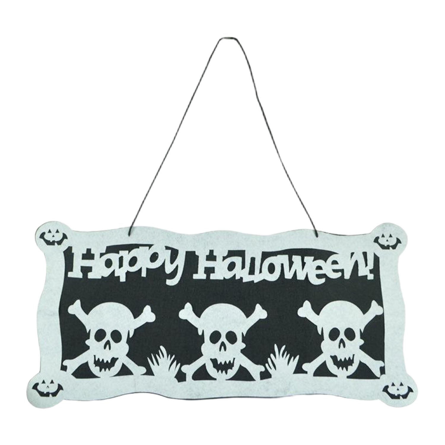Letrero Calavera 48x22 cm Halloween | Big Party