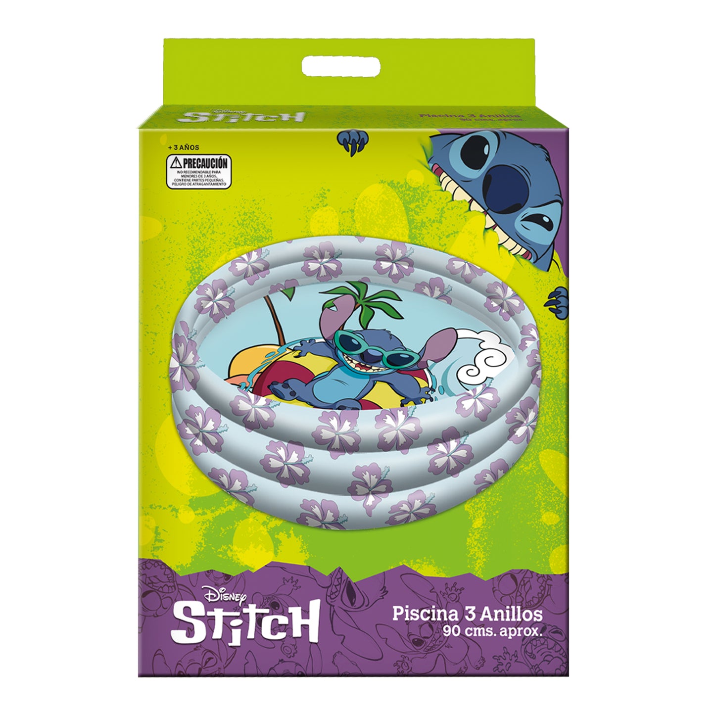 Piscina 3 Anillos 90 cm | Stitch