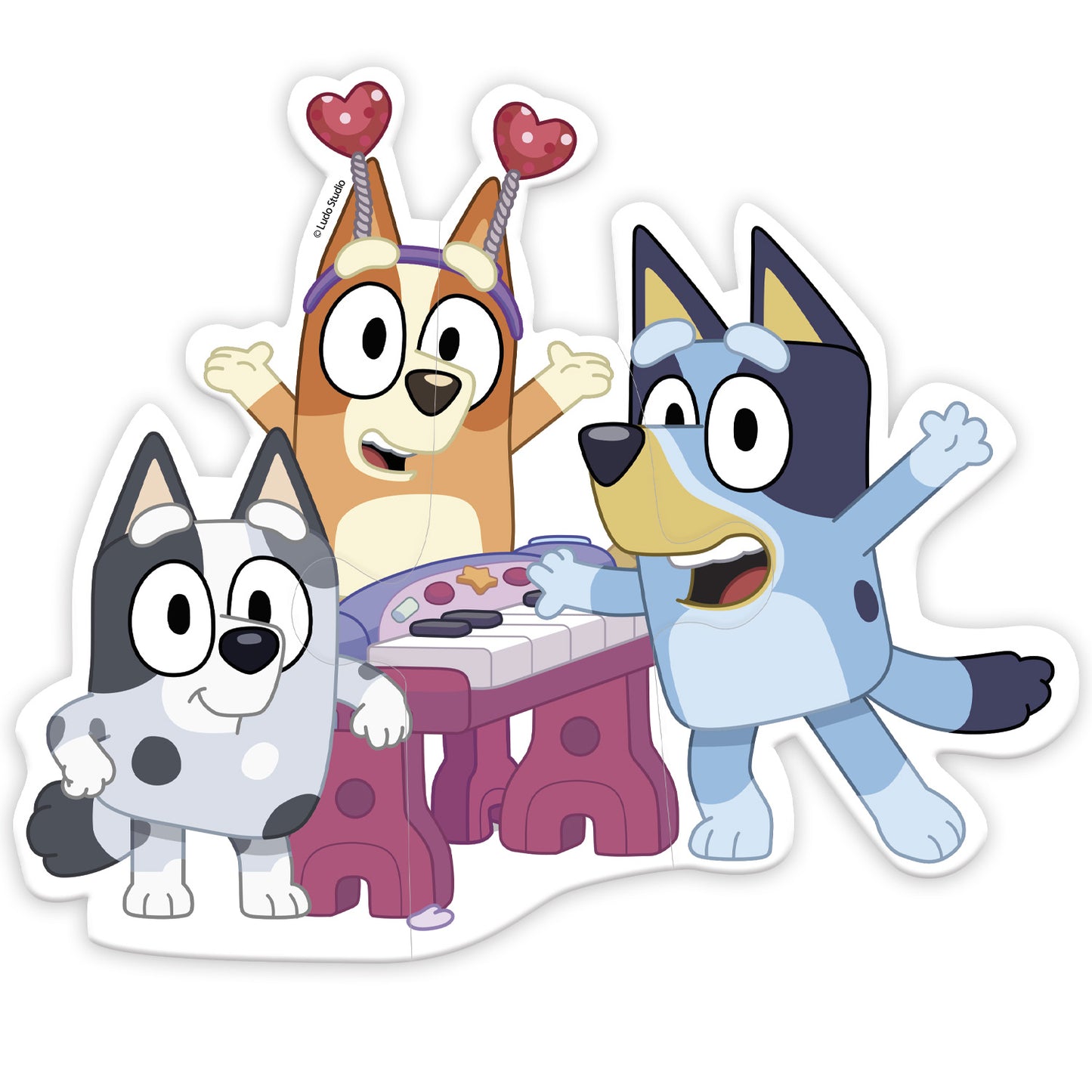 Puzzles 5 Personajes 15 Piezas | Bluey