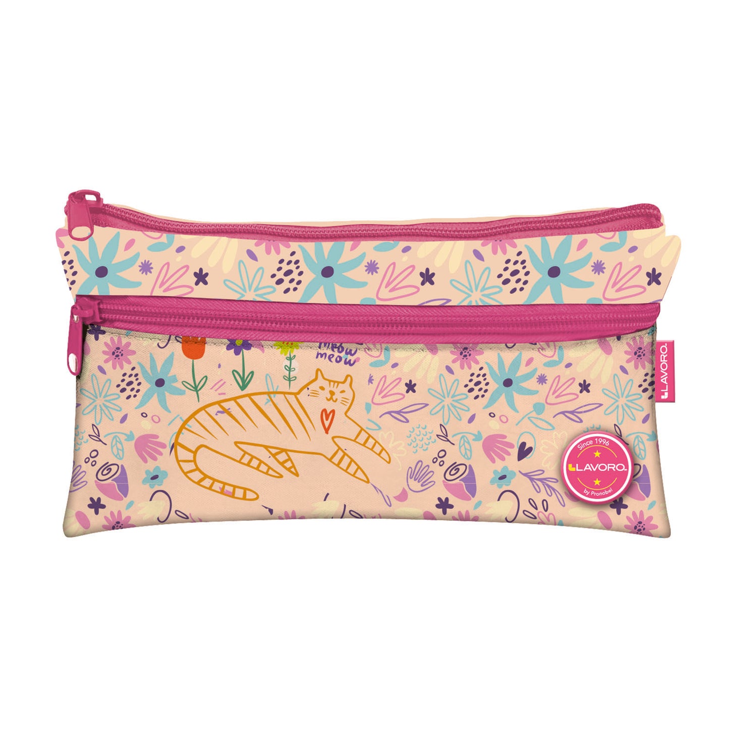 Estuche Doble Flat Niña 4 Diseños | Lavoro