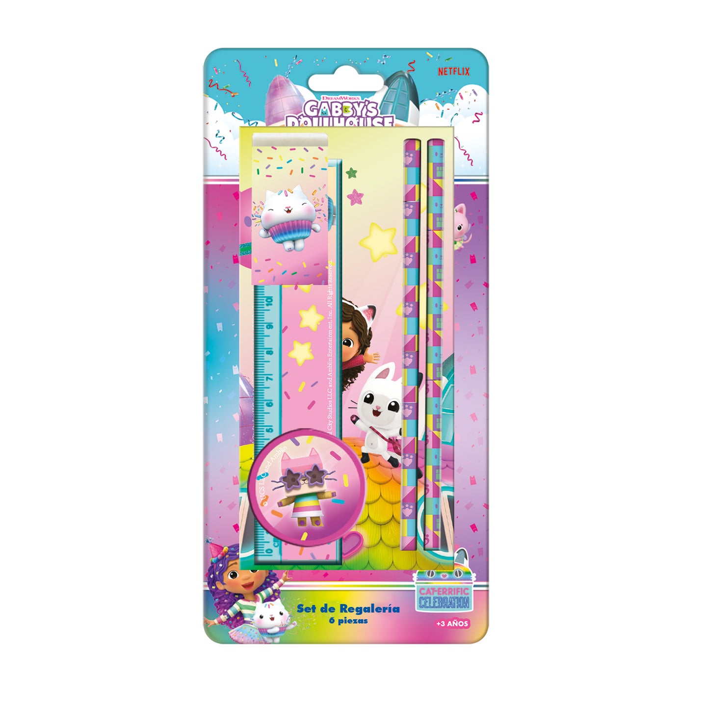 Set Escolar 6 piezas | La Casa de Gabby