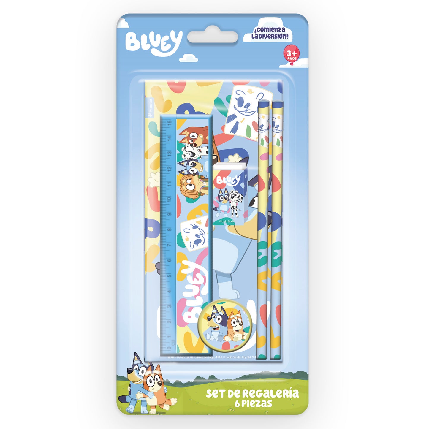 Set Escolar 6 piezas | Bluey