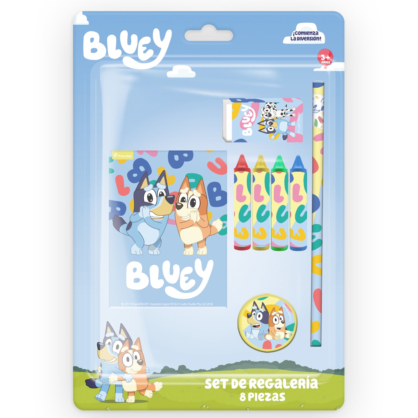 Set Regalería Escolar 8 piezas | Bluey