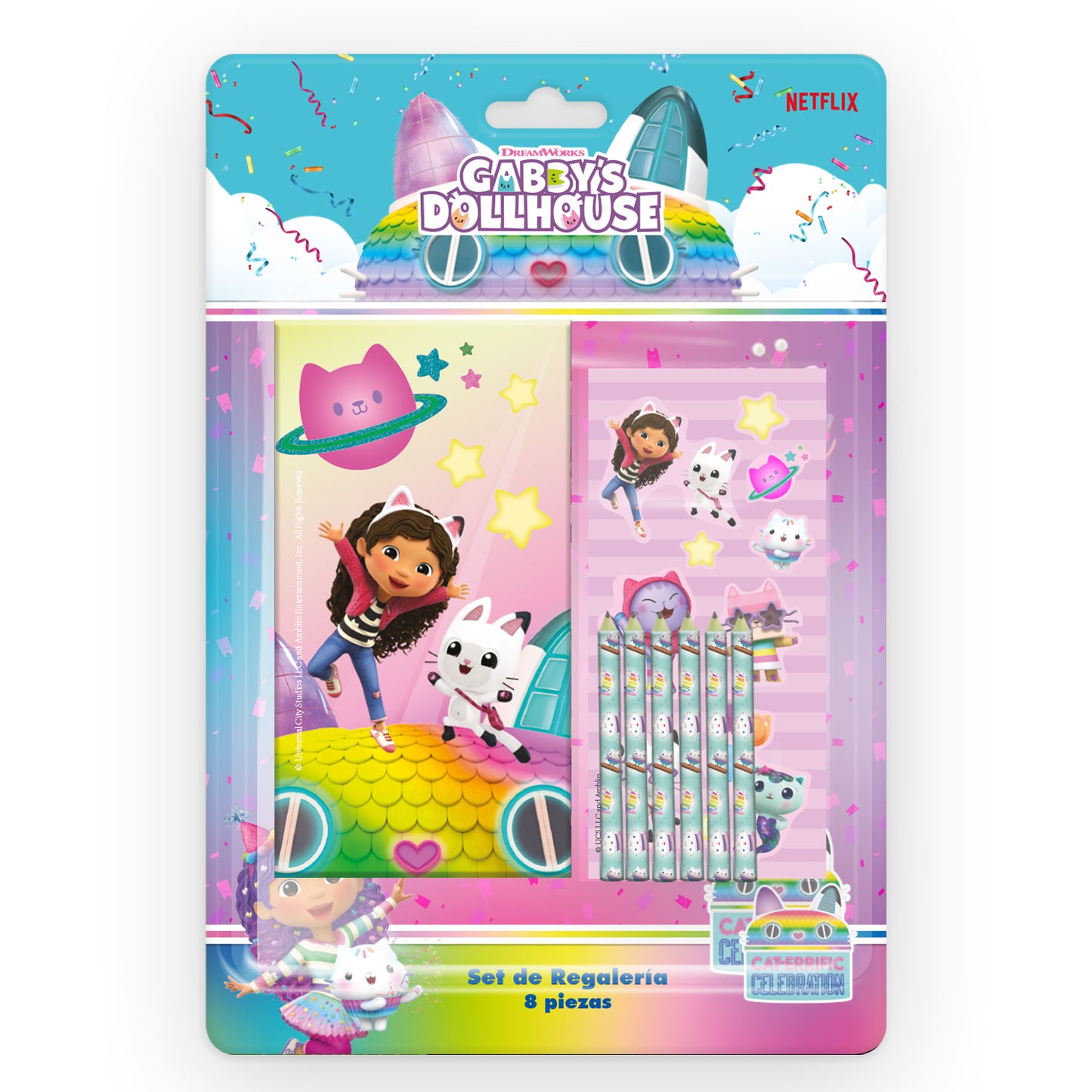 Set Escolar 8 piezas | La Casa de Gabby