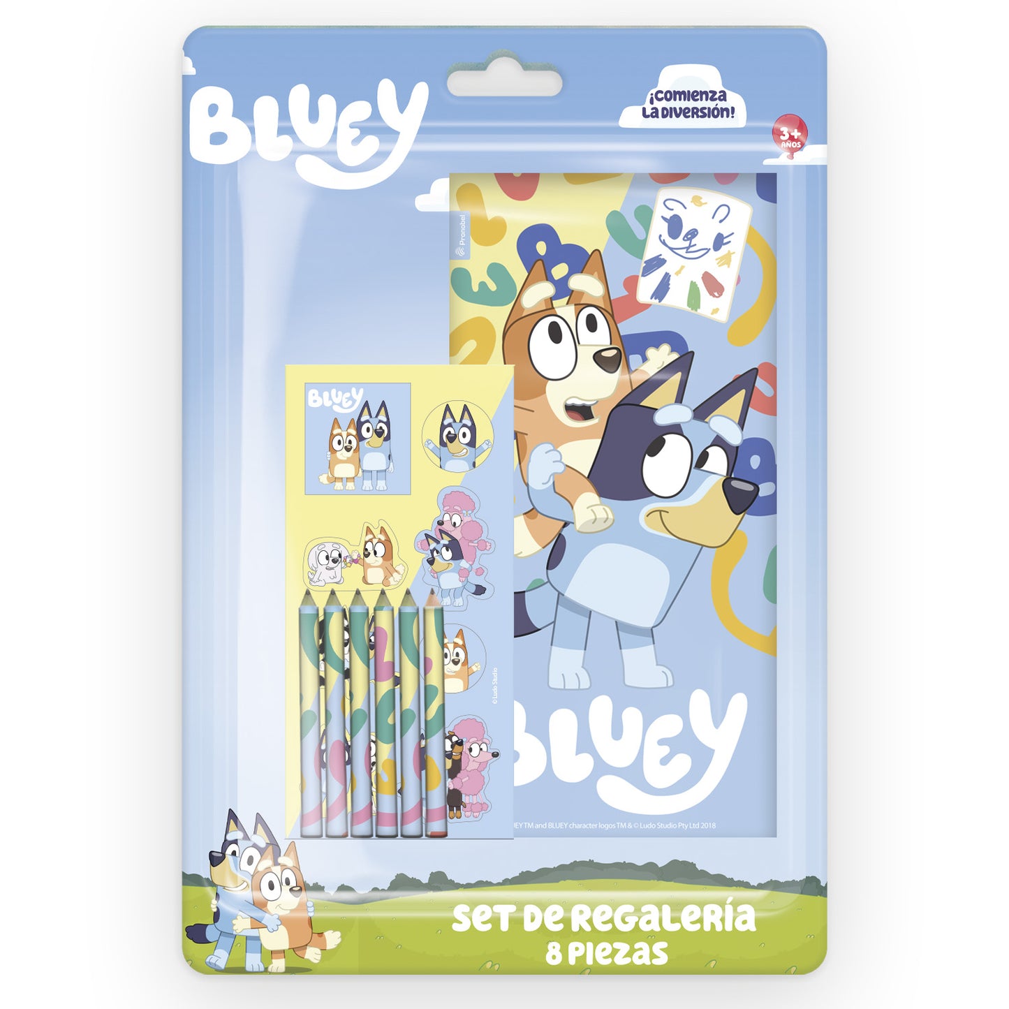 Set Escolar 8 piezas | Bluey