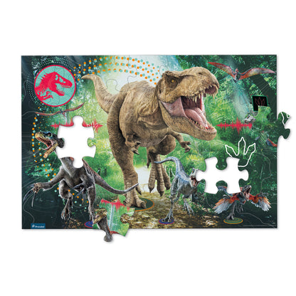 Puzzle 35 Piezas 2 En 1 Para Colorear | Jurassic World