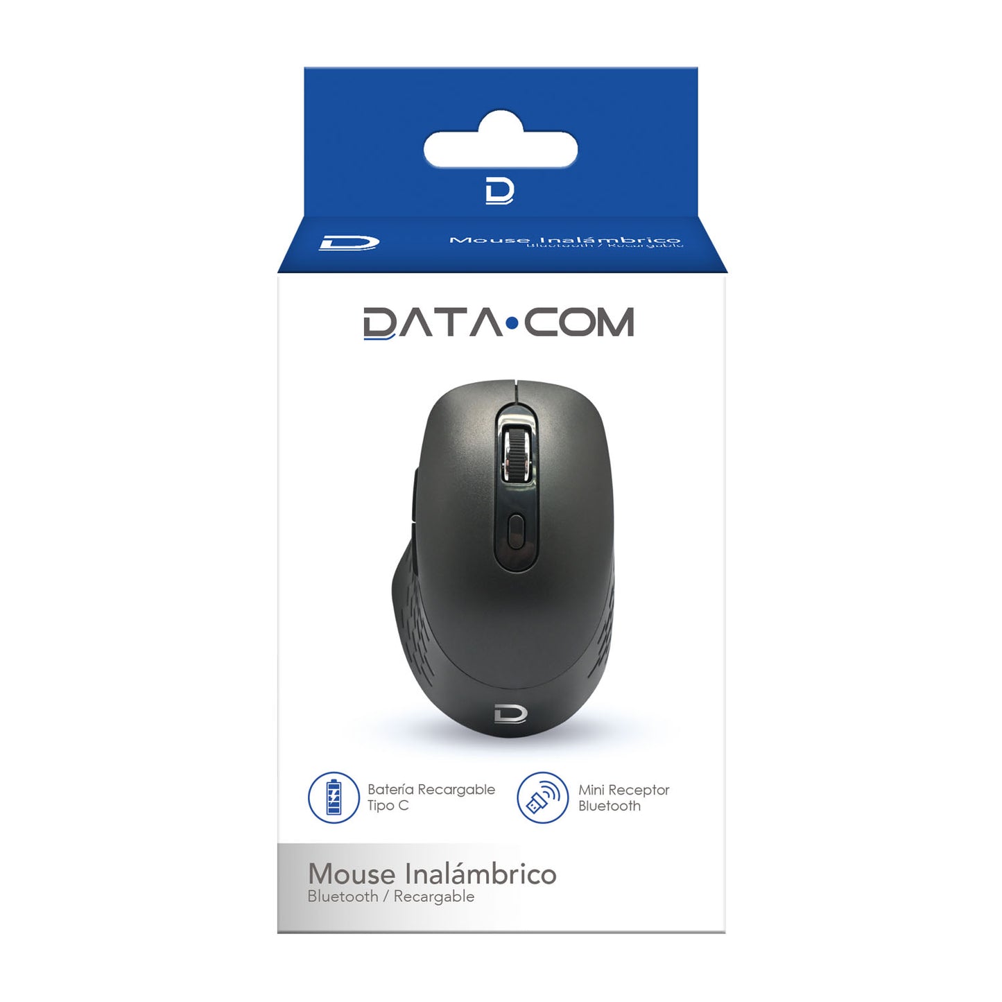 Mouse Negro Dual BT + 2.4G Recargable | Datacom