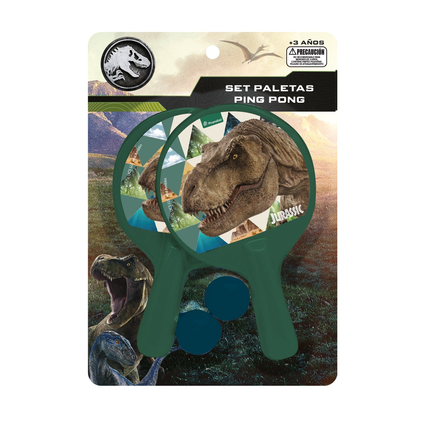 Set Paletas De Pong Pong | Jurassic World