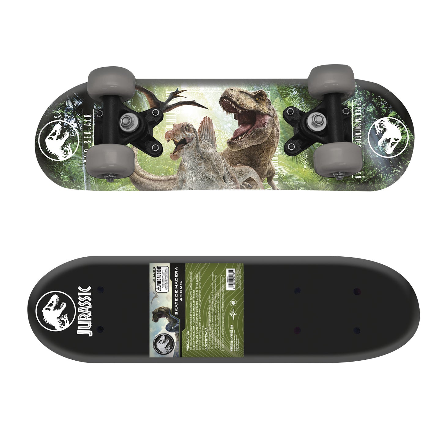 Skate Madera 43 cm | Jurassic World