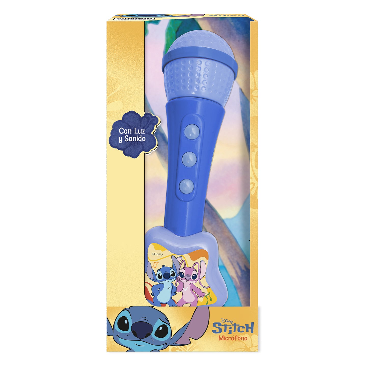 Micrófono Con Luz y Sonido Stitch | Disney