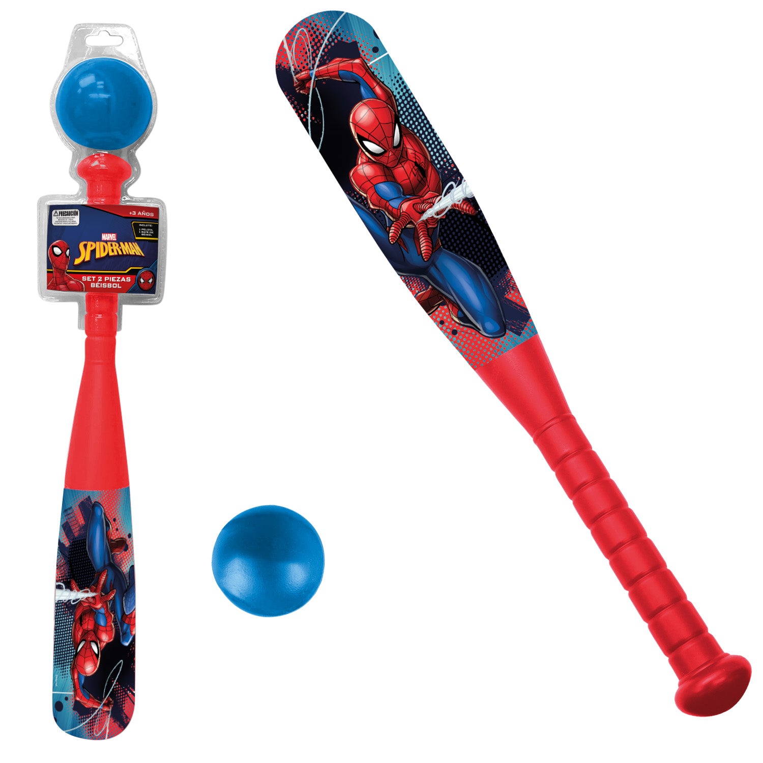 Set 2 Piezas Beisbol Spiderman Marvel