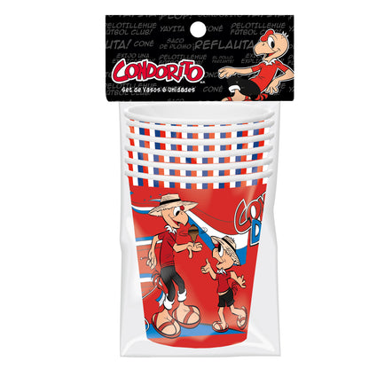 Set 6 Vasos Papel | Condorito