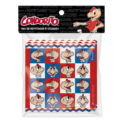 Set 6 Servilletas 33x33 cm | Condorito
