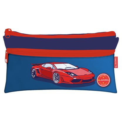 Estuche Doble Flat Niño 4 Diseños | Lavoro