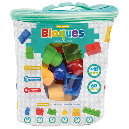 Bloques de Encaje Jumbo 60 Piezas | Pronobel
