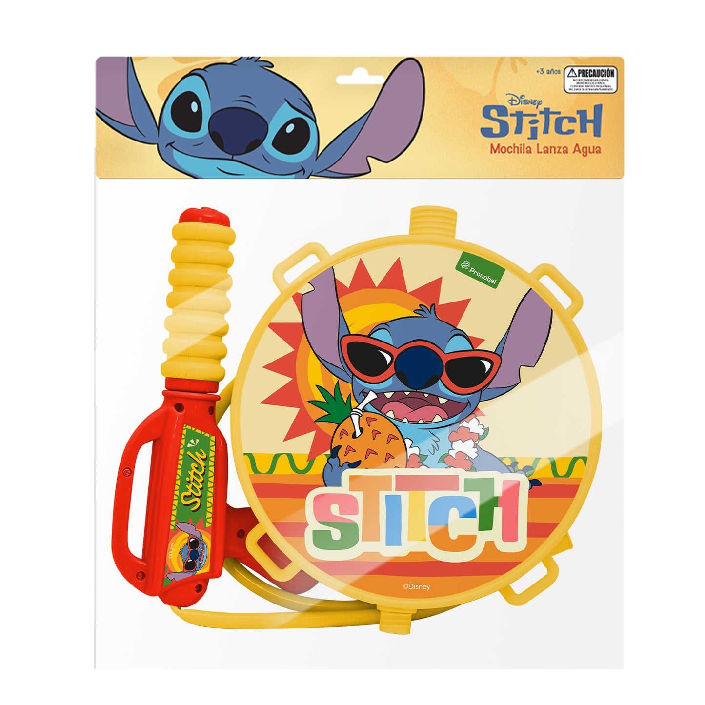 Mochila Lanza Agua Stitch