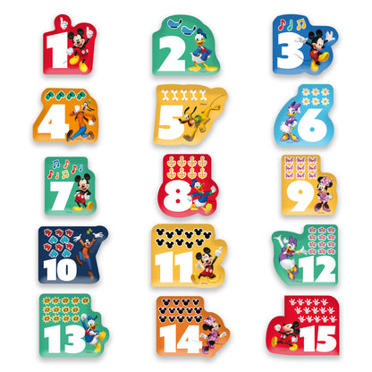 Juego De Madera Números Magnéticos 15 Piezas Cars | Disney