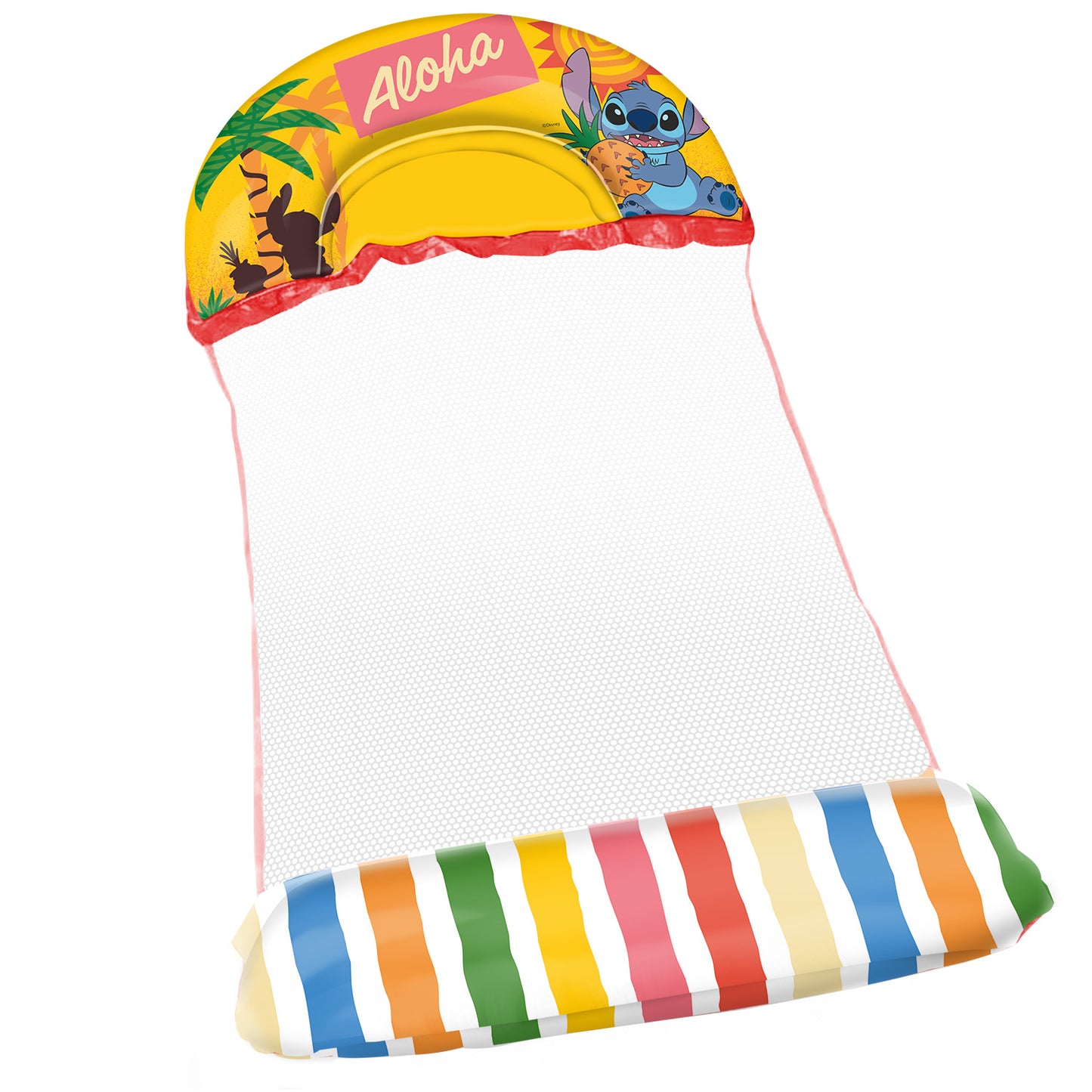 Flotador Con Malla 130x73 cm Stitch