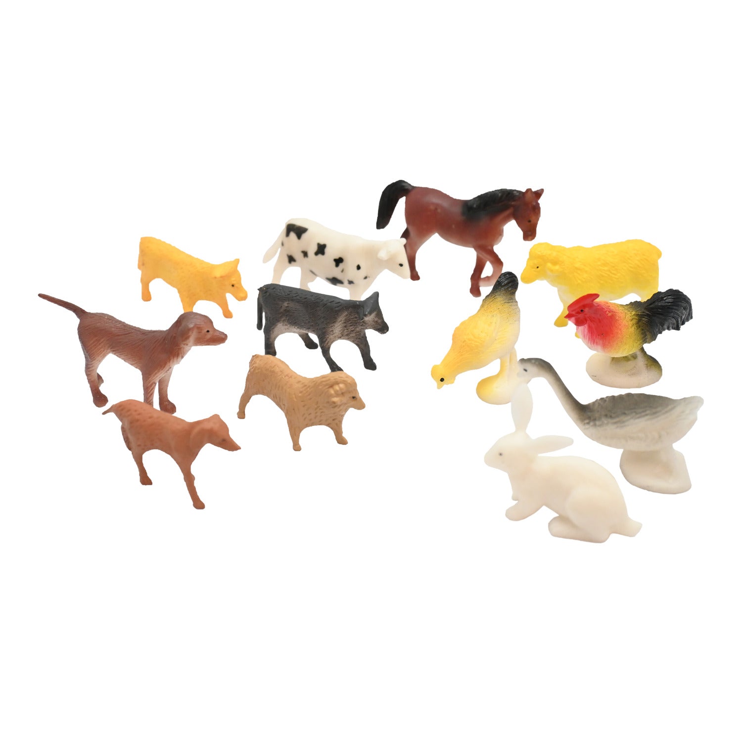 Set Animales de Granja 12 Piezas | Pronobel