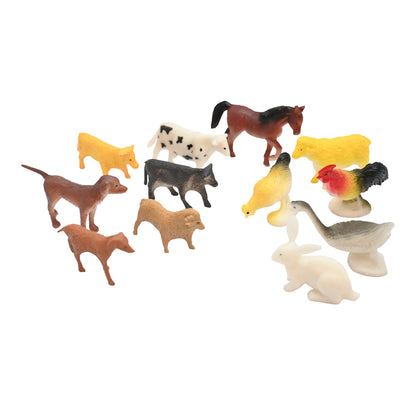 Set Animales de Granja 12 Piezas | Pronobel