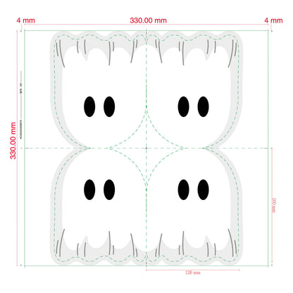 Set 20 Servilletas Fantasma Halloween | Big Party